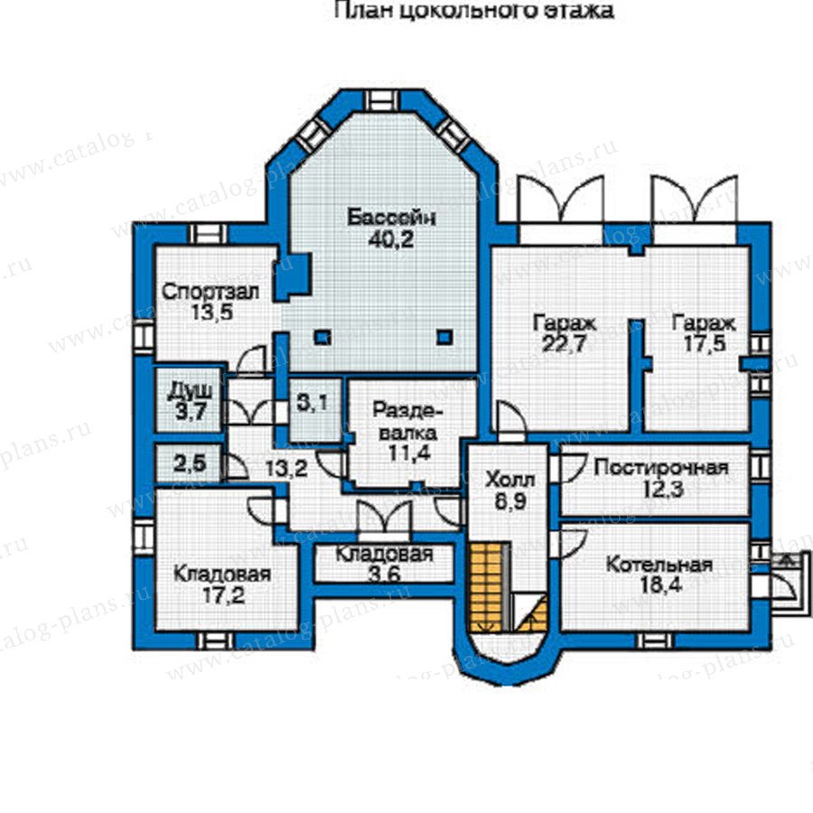 План 1-этажа проекта 31-36