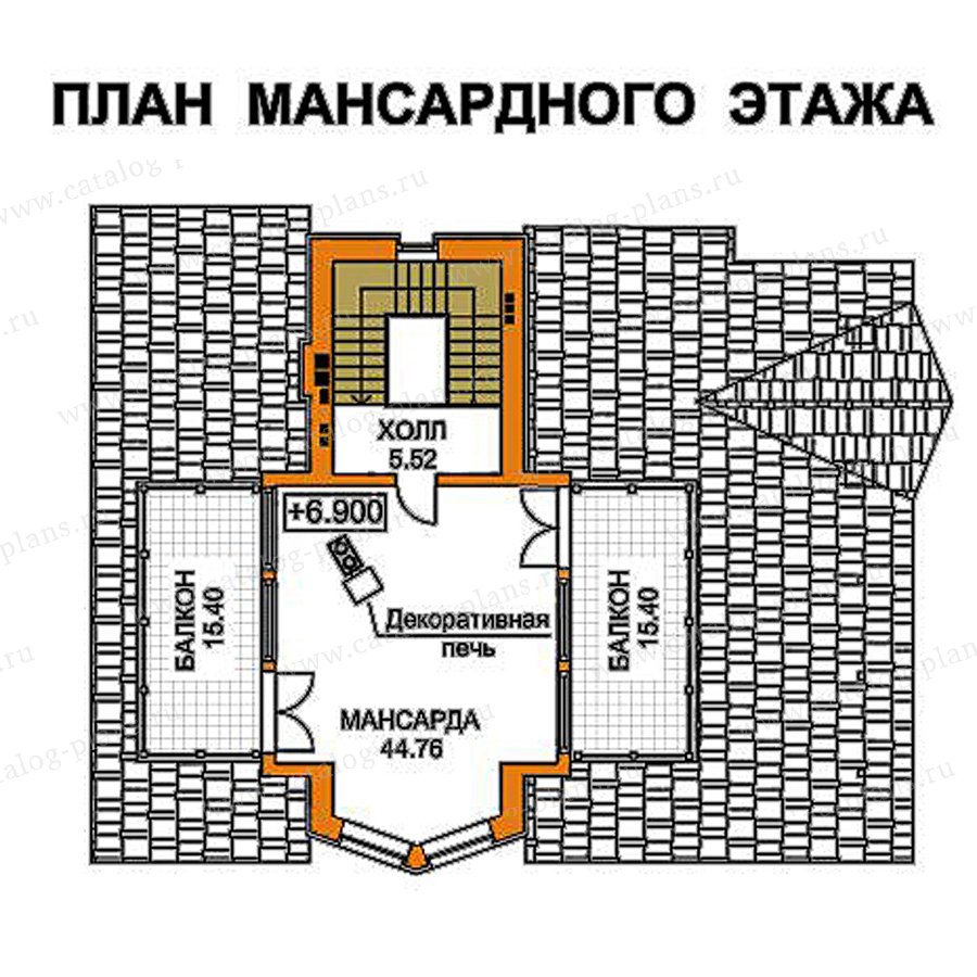 План 4-этажа проекта 49-75