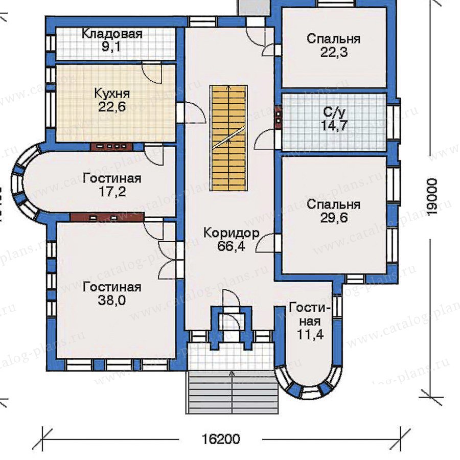 План 2-этажа проекта 50-98