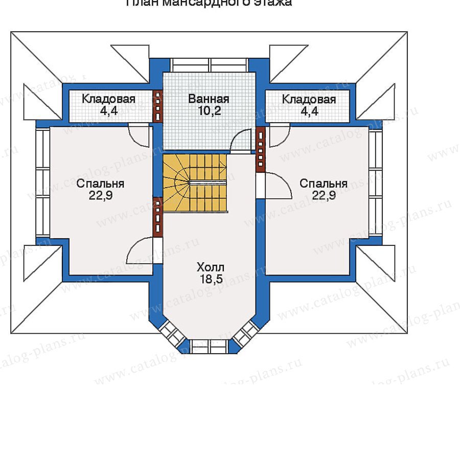 План 3-этажа проекта 51-17