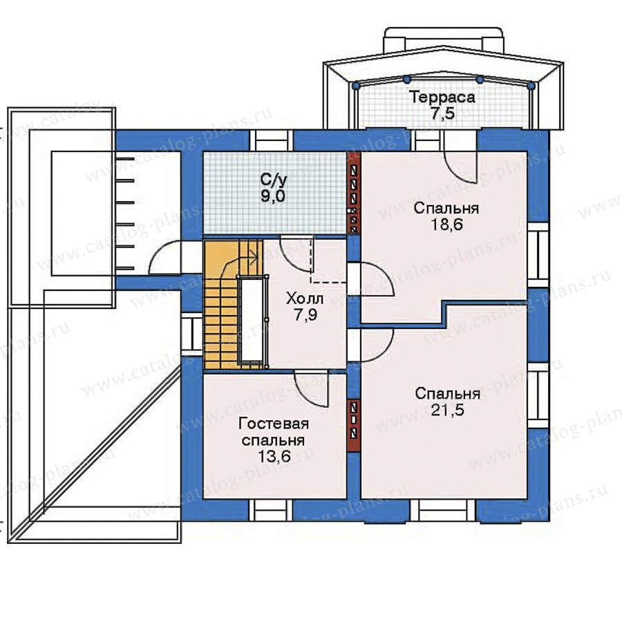 План 3-этажа проекта 52-17