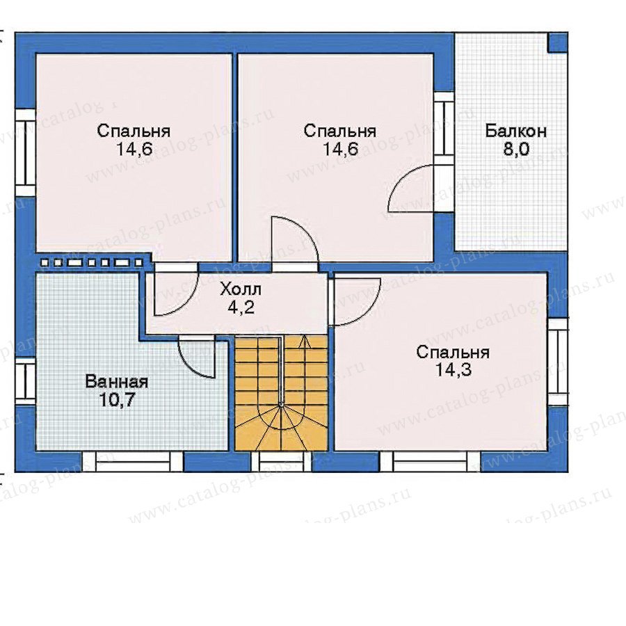 План 3-этажа проекта 52-53