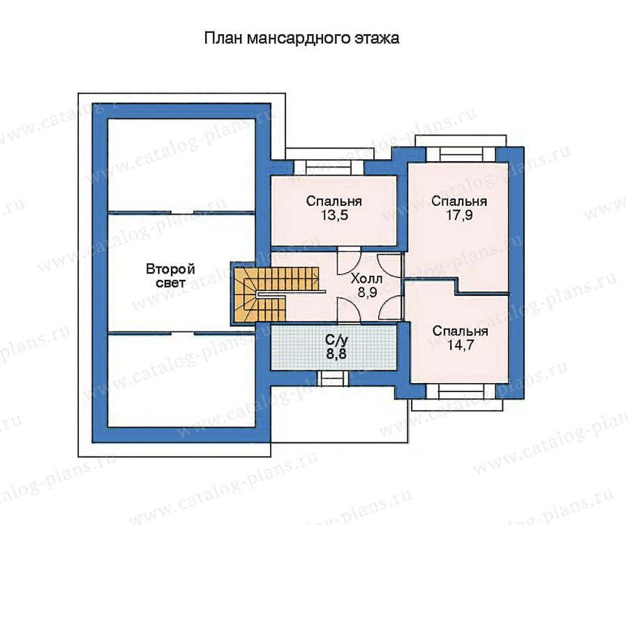 План 2-этажа проекта 52-91