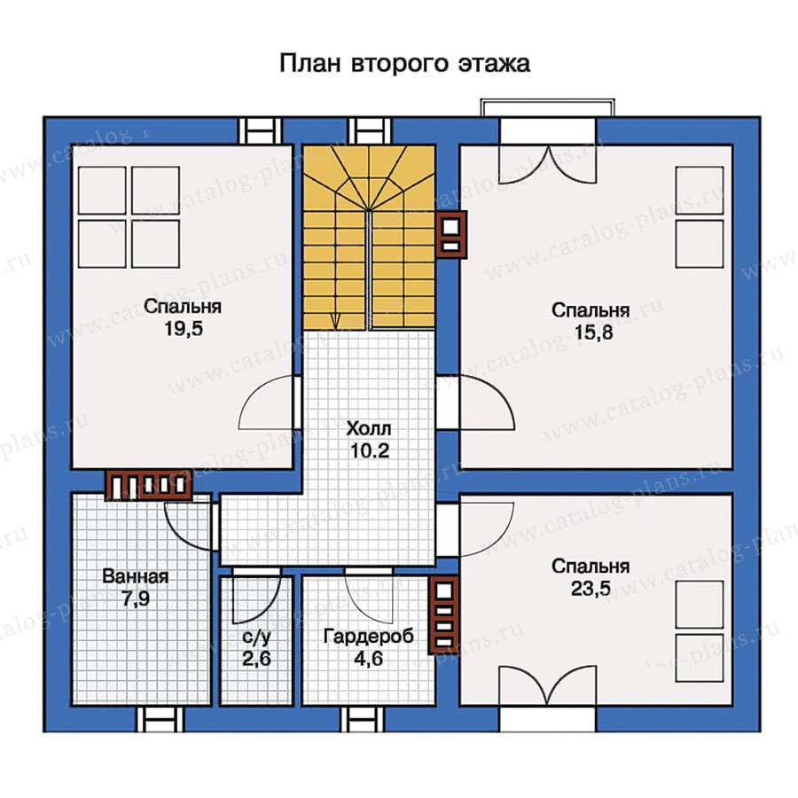 План 2-этажа проекта 57-09K