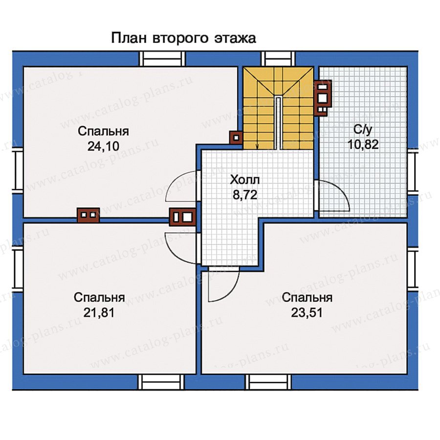 План 2-этажа проекта 56-99