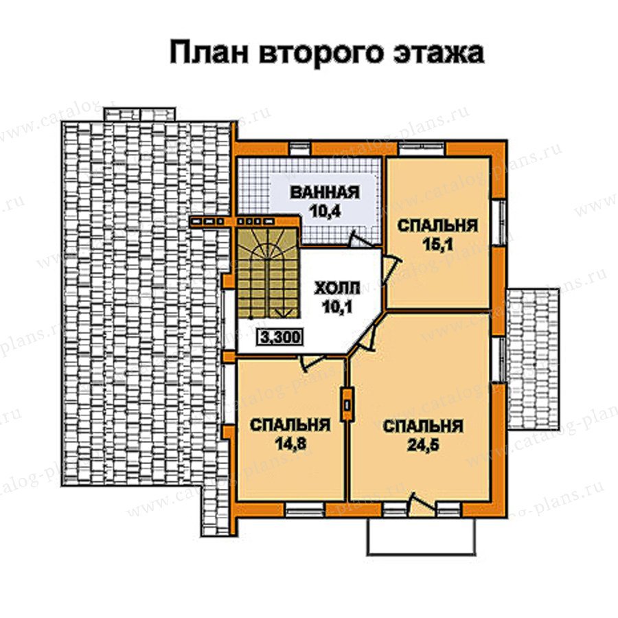 План 2-этажа проекта 59-50