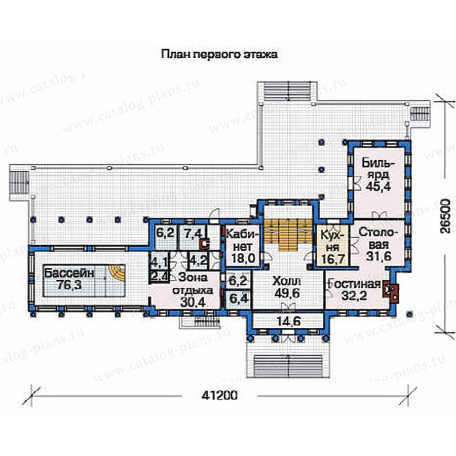 План 2-этажа проекта 36-67