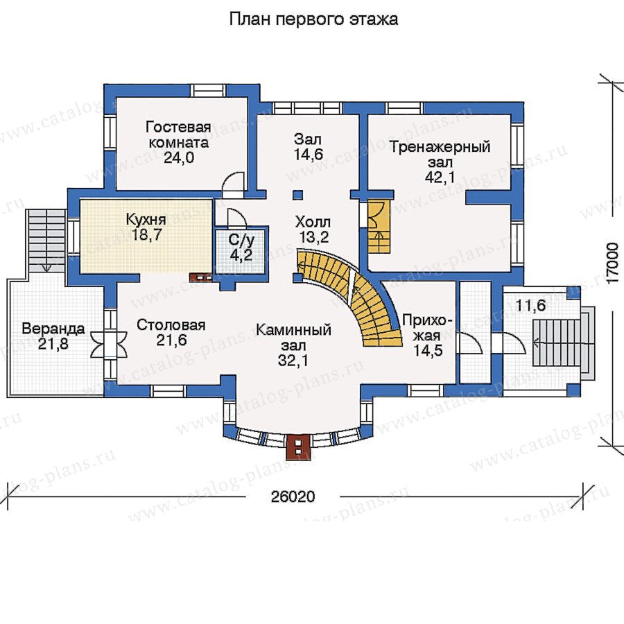 План 2-этажа проекта 35-28