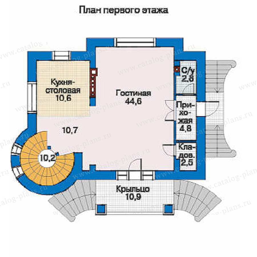 План 2-этажа проекта 34-56