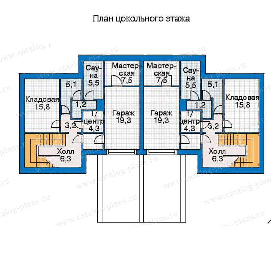 План 1-этажа проекта 30-97