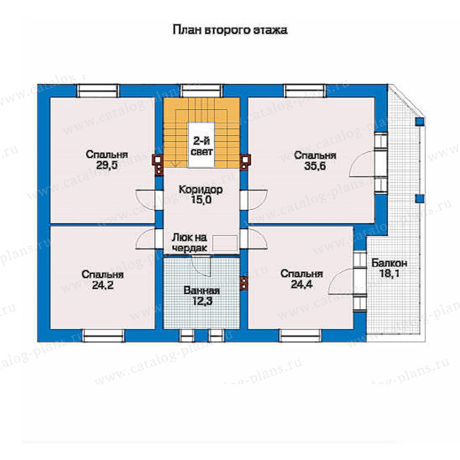 План 2-этажа проекта 31-51