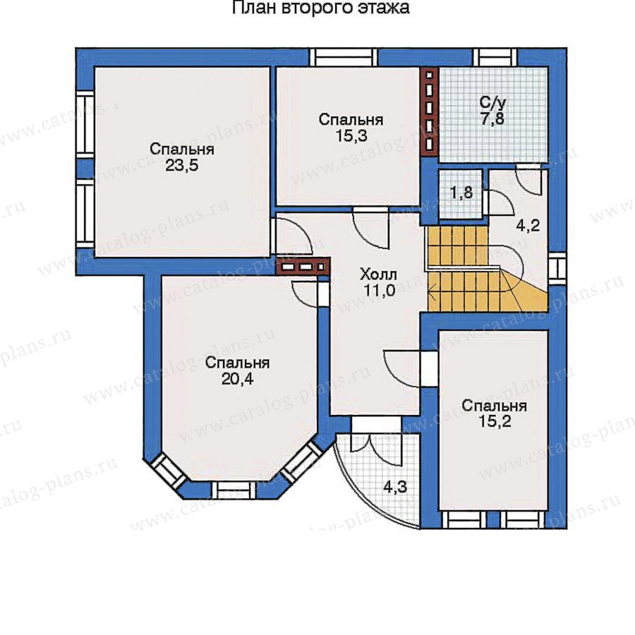 План 3-этажа проекта 31-81