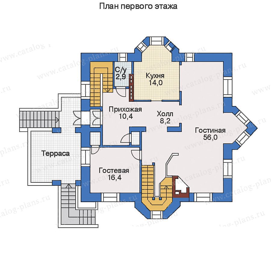 План 2-этажа проекта 31-00