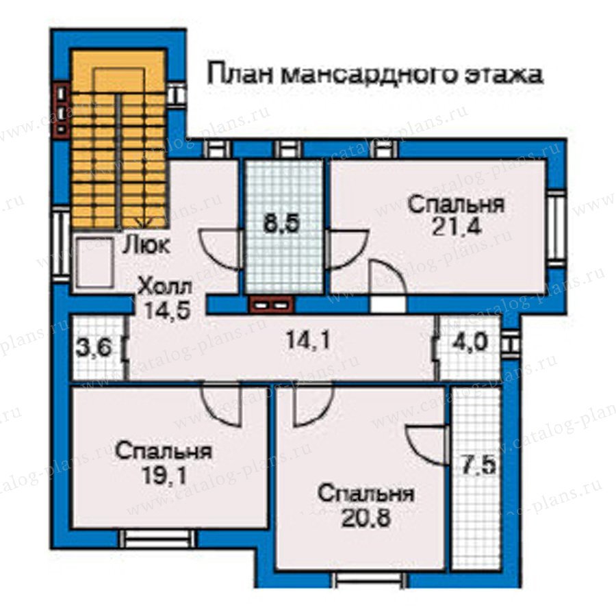 План 2-этажа проекта 31-38