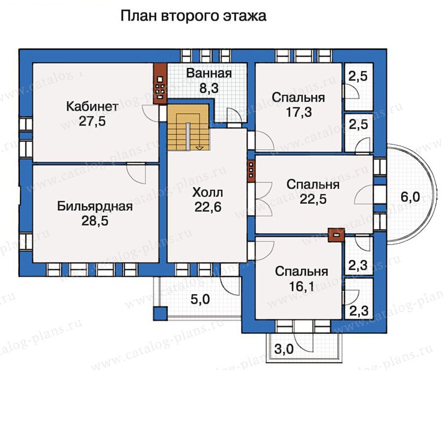 План 3-этажа проекта 30-53