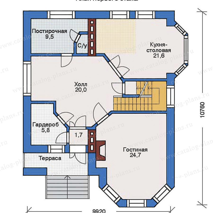 План 2-этажа проекта 31-83
