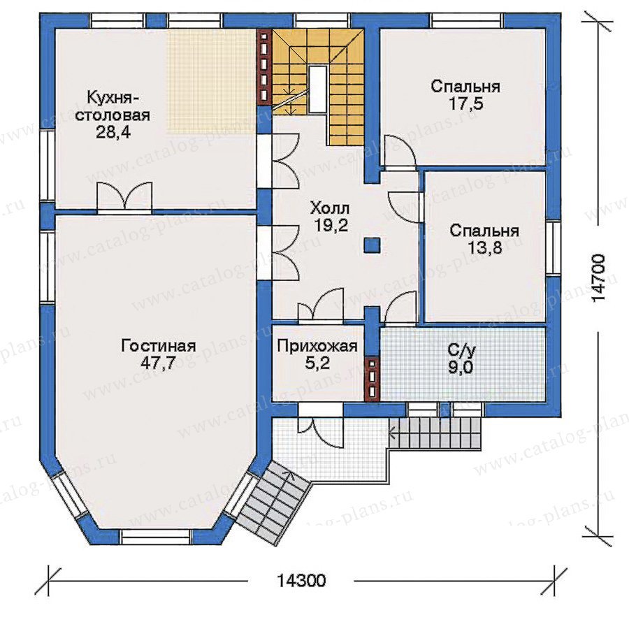 План 2-этажа проекта 31-71