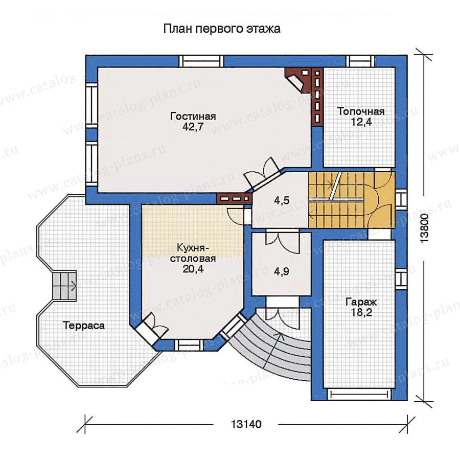 План 2-этажа проекта 31-81