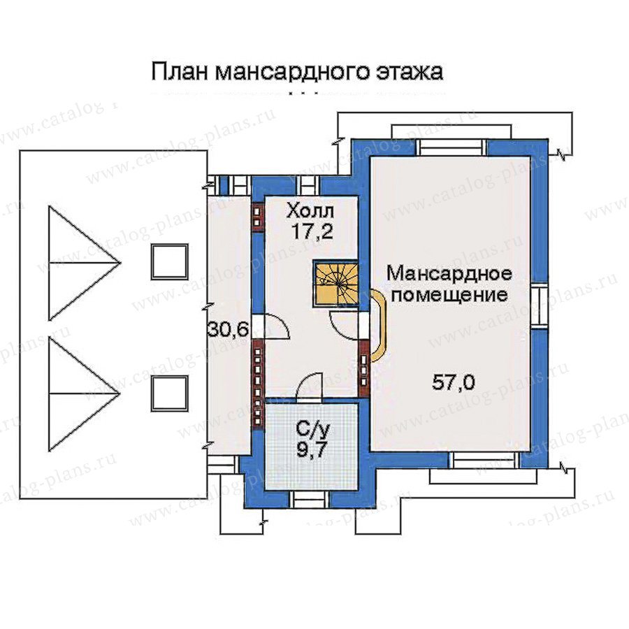 План 4-этажа проекта 32-81