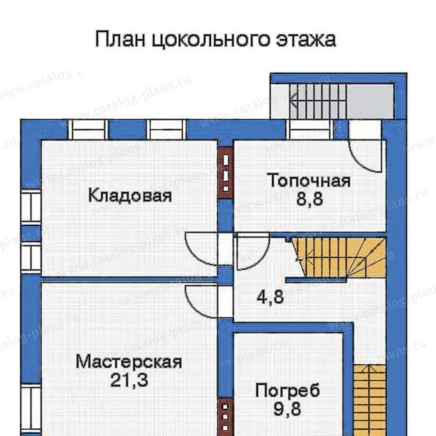 План 1-этажа проекта 32-95