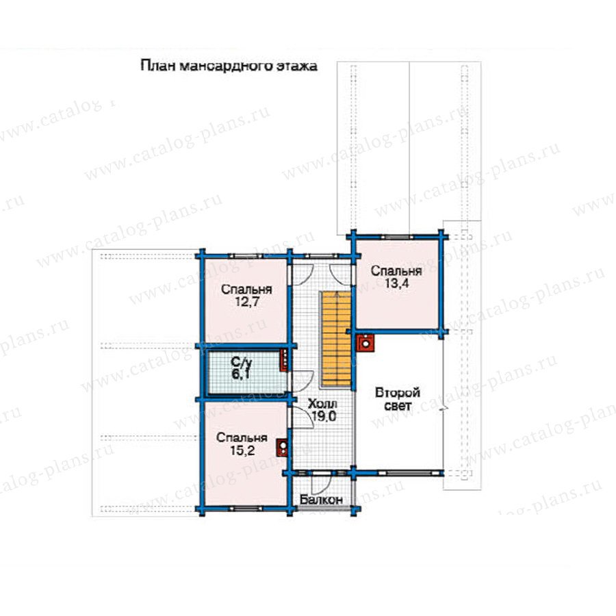 План 2-этажа проекта 11-21
