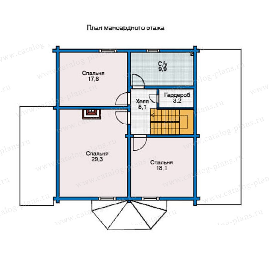 План 2-этажа проекта 11-36
