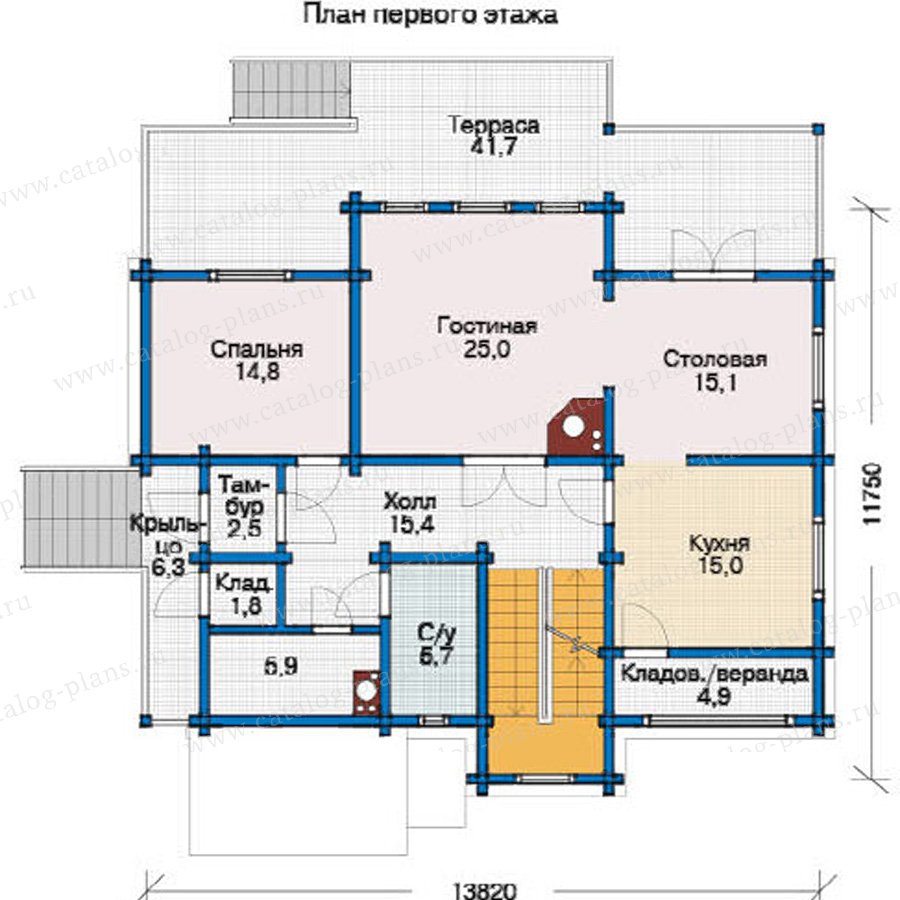 План 2-этажа проекта 11-99