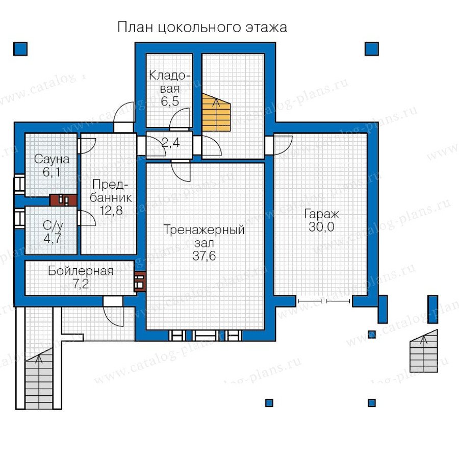 План 1-этажа проекта 57-28L