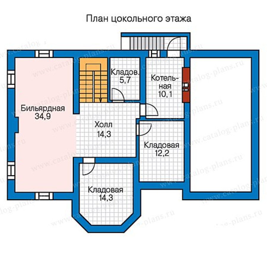 План 1-этажа проекта 57-25B