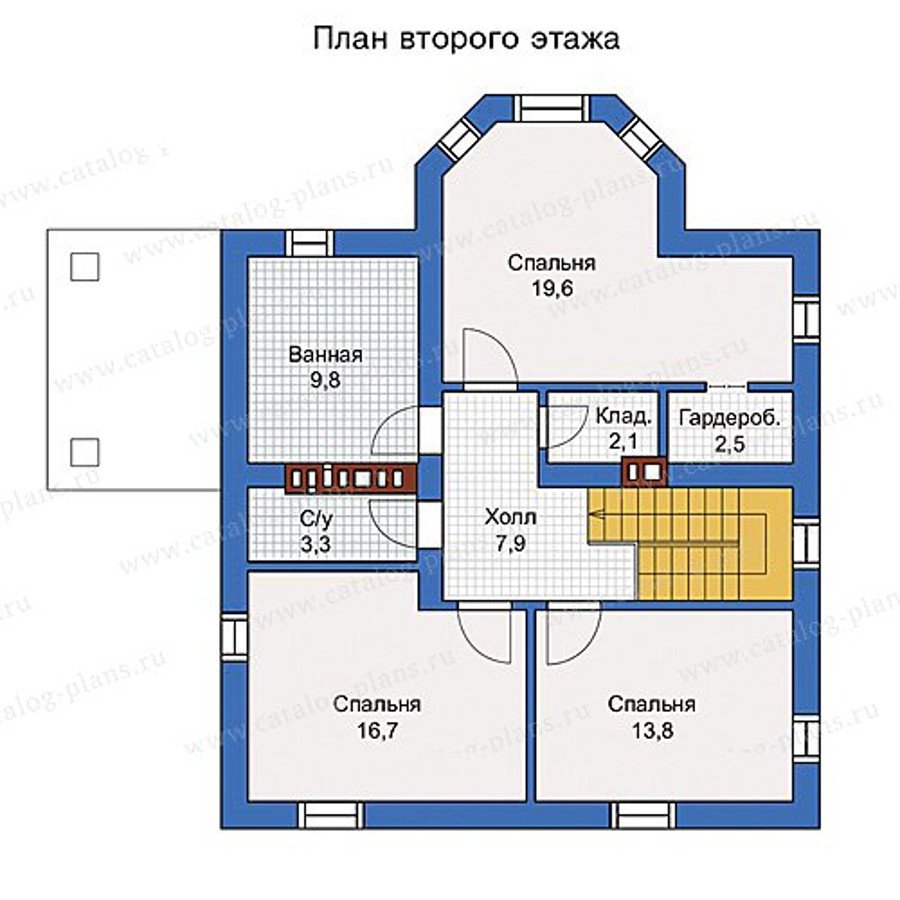 План 2-этажа проекта 57-02L