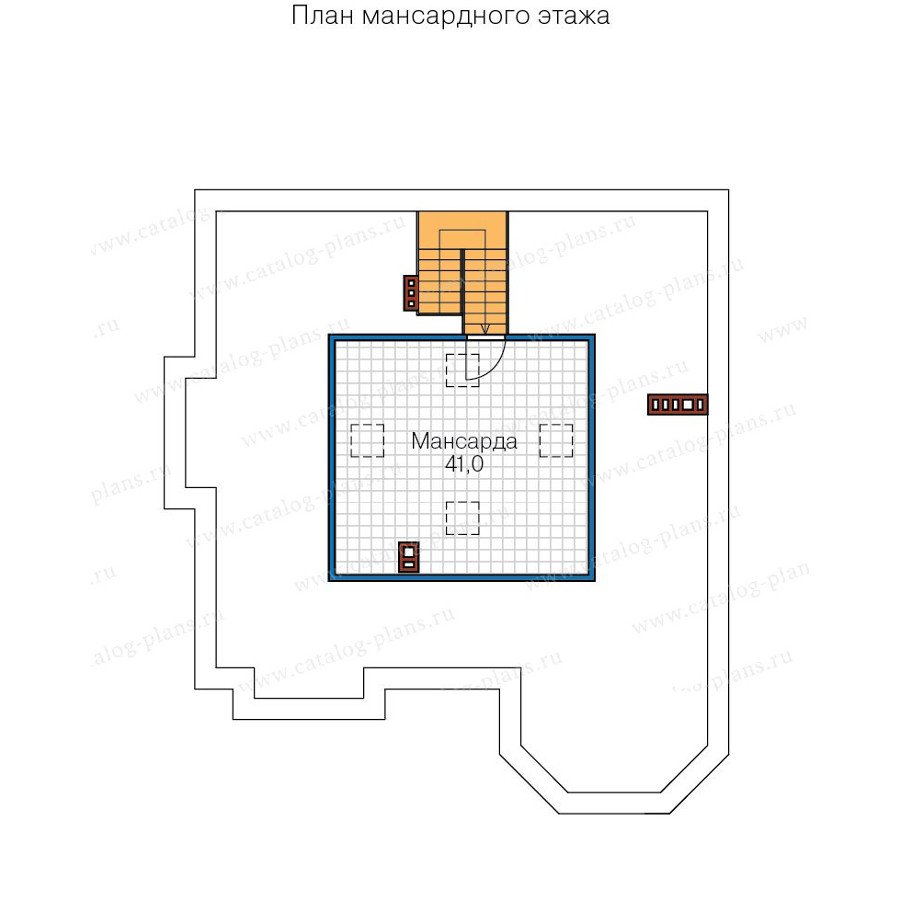 План 3-этажа проекта 48-31