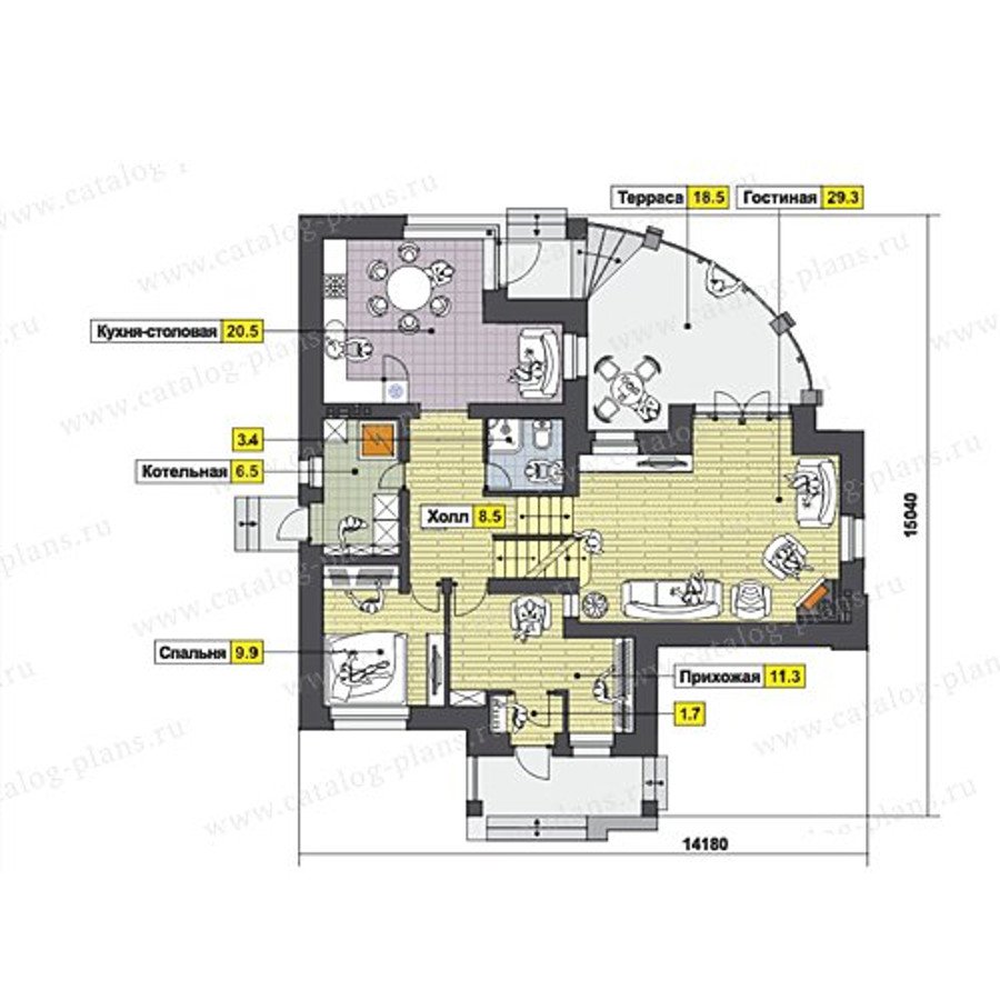 План 2-этажа проекта 47-50