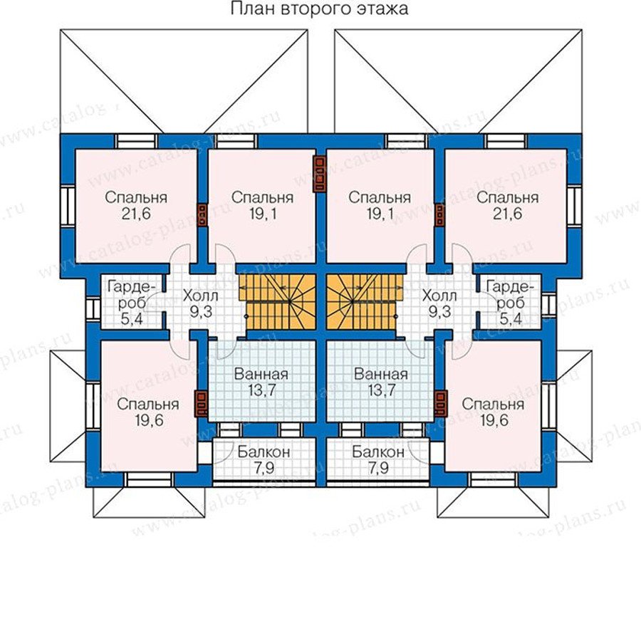 План 2-этажа проекта 48-34G