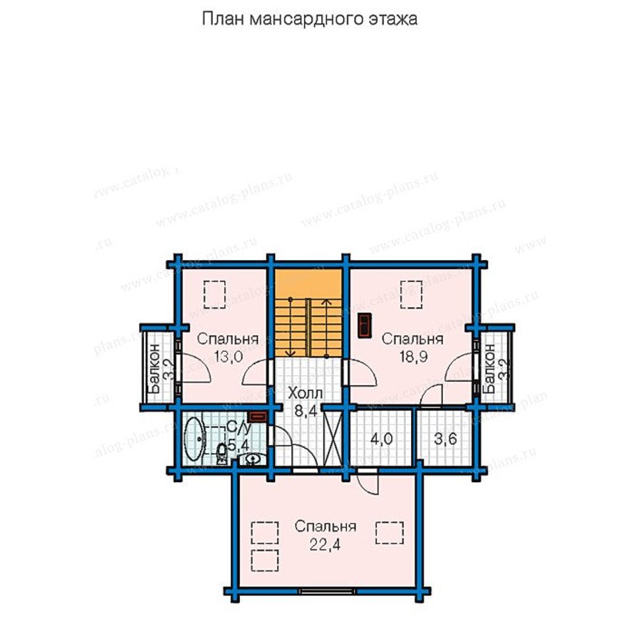 План 3-этажа проекта 13-31