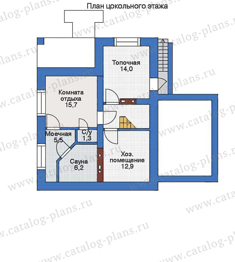 План 1-этажа проекта 33-83