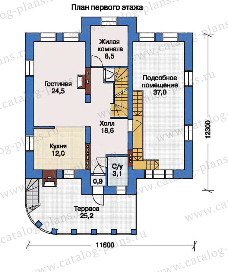 План 2-этажа проекта 33-54