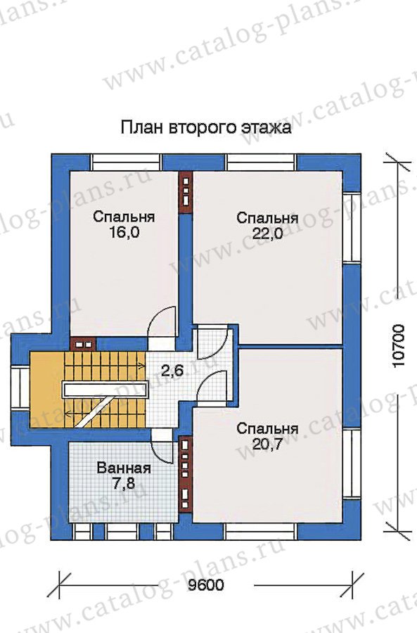 План 3-этажа проекта 32-41