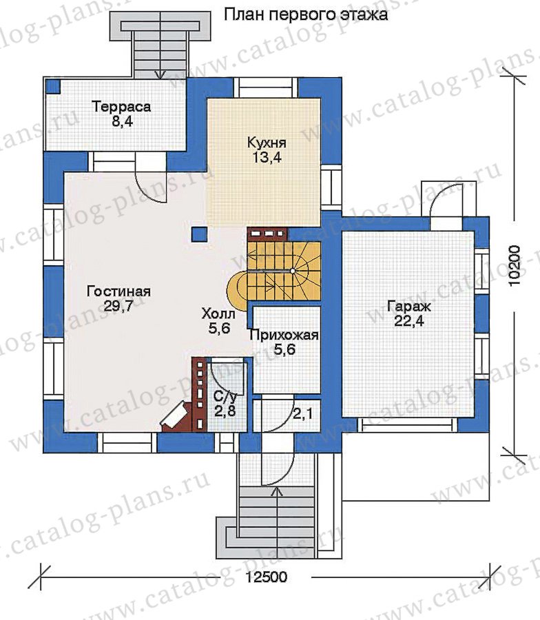План 2-этажа проекта 33-83