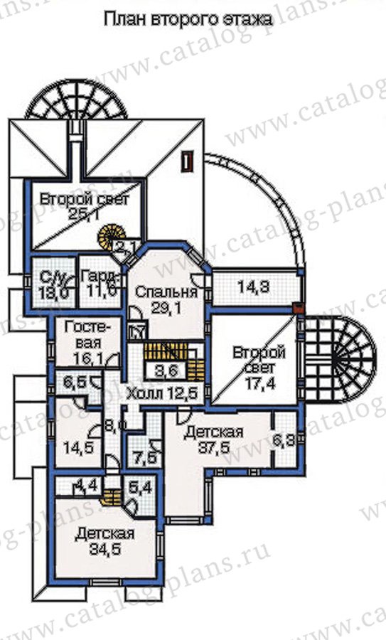 План 3-этажа проекта 36-21