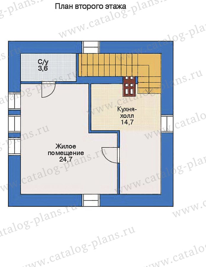 План 3-этажа проекта 90-07