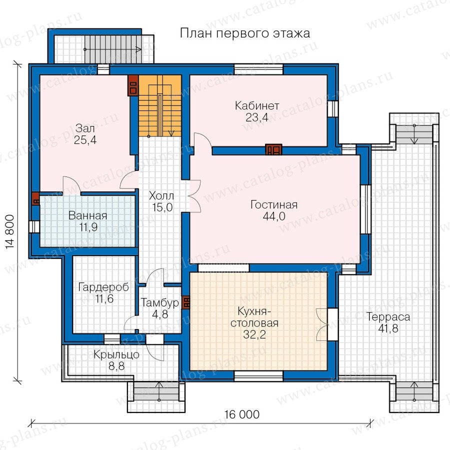 План 2-этажа проекта 57-49A