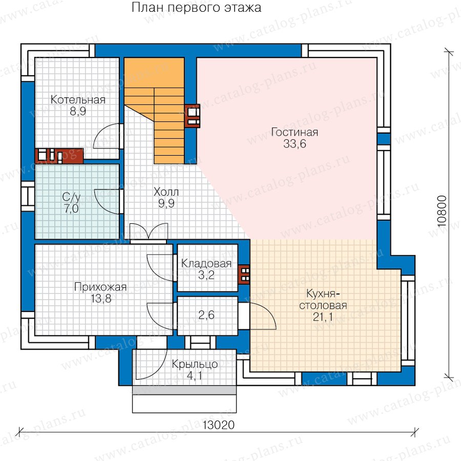 План 1-этажа проекта 62-24