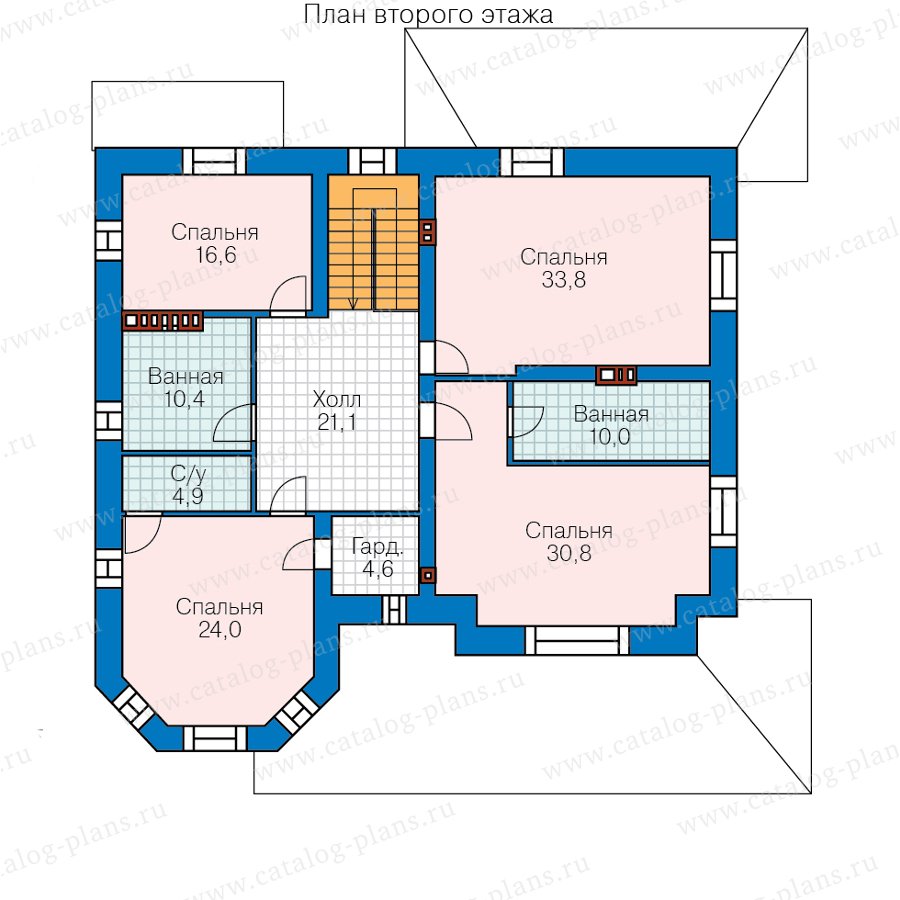 План 3-этажа проекта 40-53AL