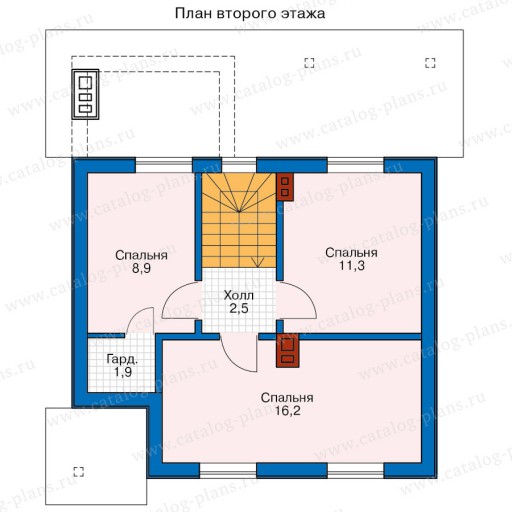 Проекты домов из газобетона 8х10 в Санкт-Петербурге