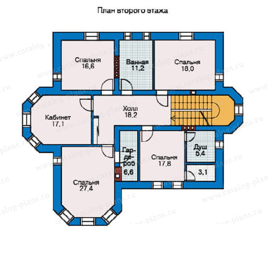 План 2-этажа проекта 31-78