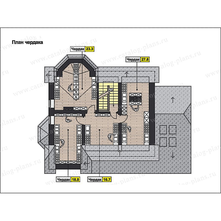 План 3-этажа проекта 49-81