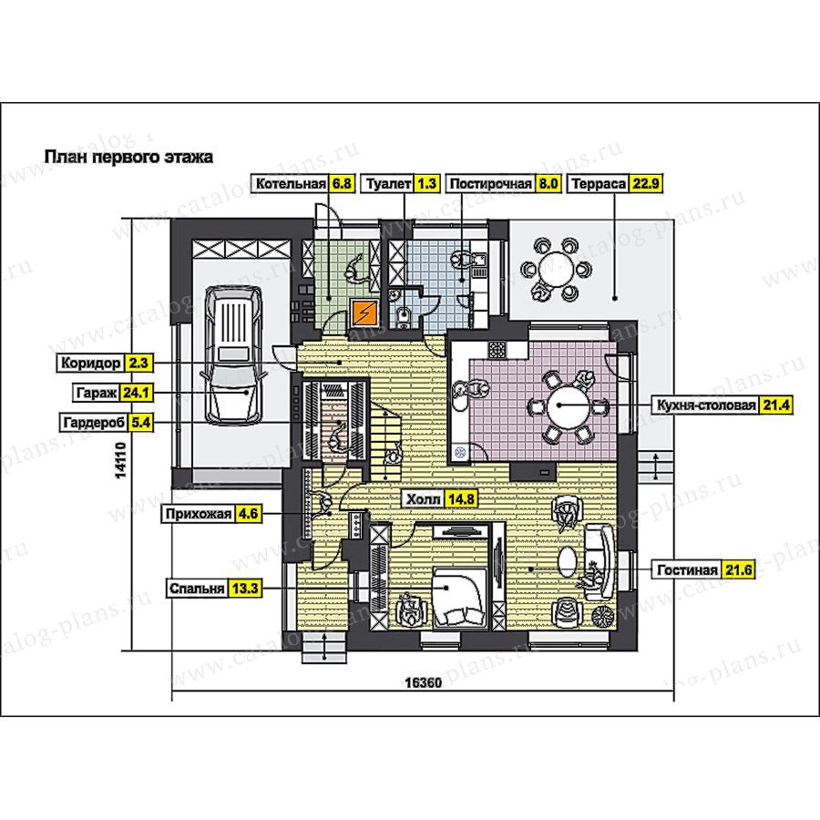 План 2-этажа проекта 49-88