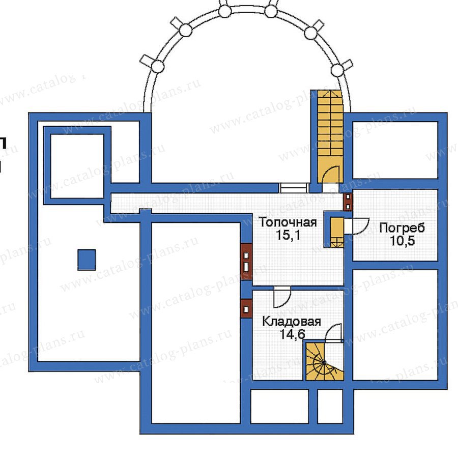План 1-этажа проекта 51-44