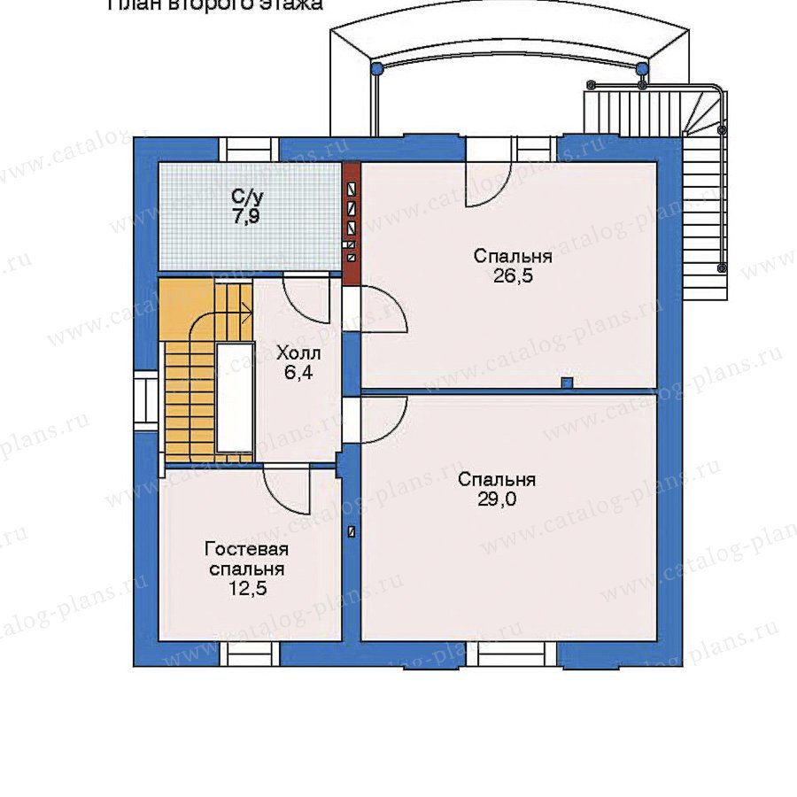 План 2-этажа проекта 52-15