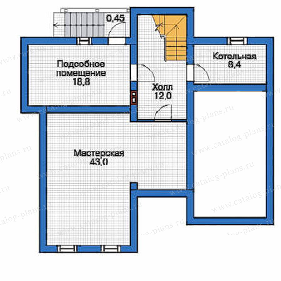 План 1-этажа проекта 53-60